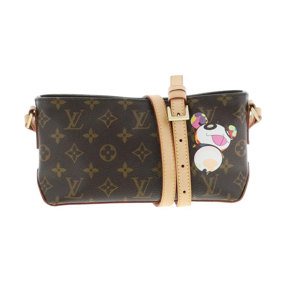 Louis Vuitton Trotor Panda Shoulder Bag Monogram Panda Brown